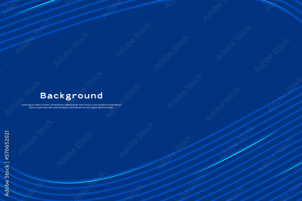 Blue wavy lines background, template for banner, flyer, poster Blue wavy lines background, template for banner, flyer, poster