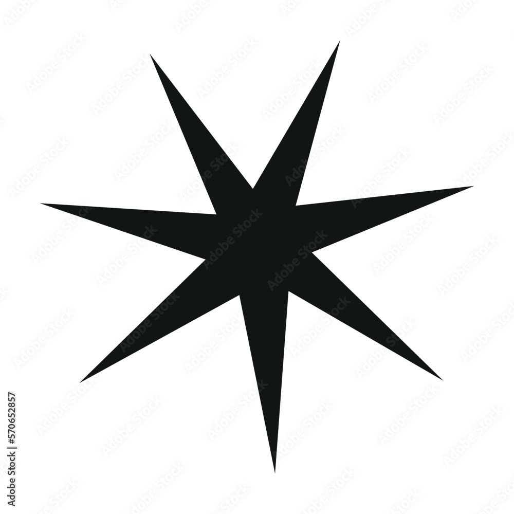 Vector star of illustration. Vector star of illustration.