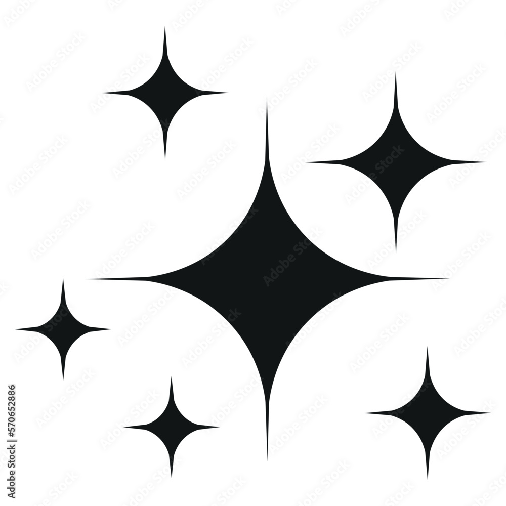 Vector star of illustration. Vector star of illustration.