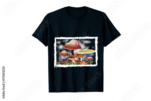 mashroom t shirt design
