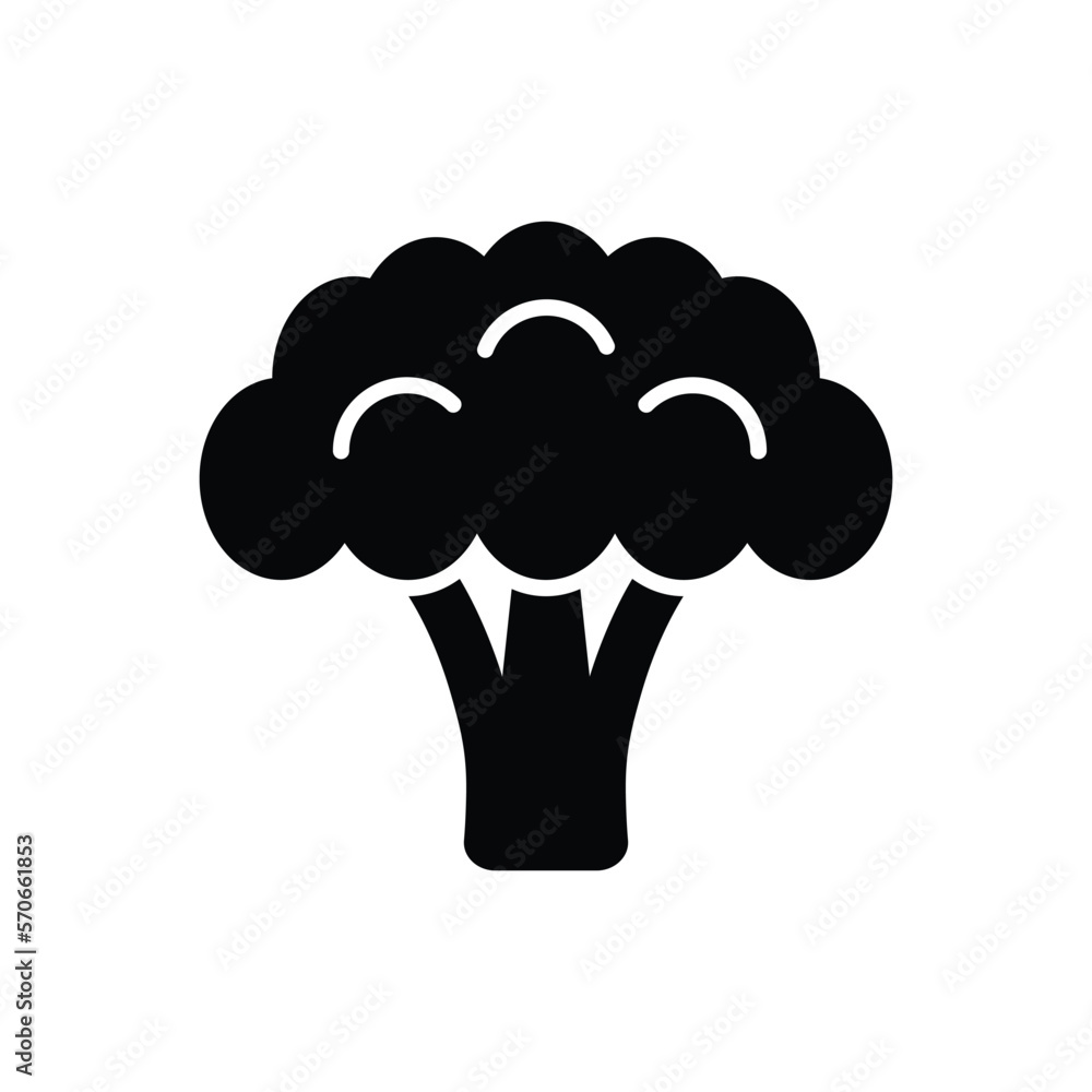 broccoli icon vector design template in white background broccoli icon vector design template in white background