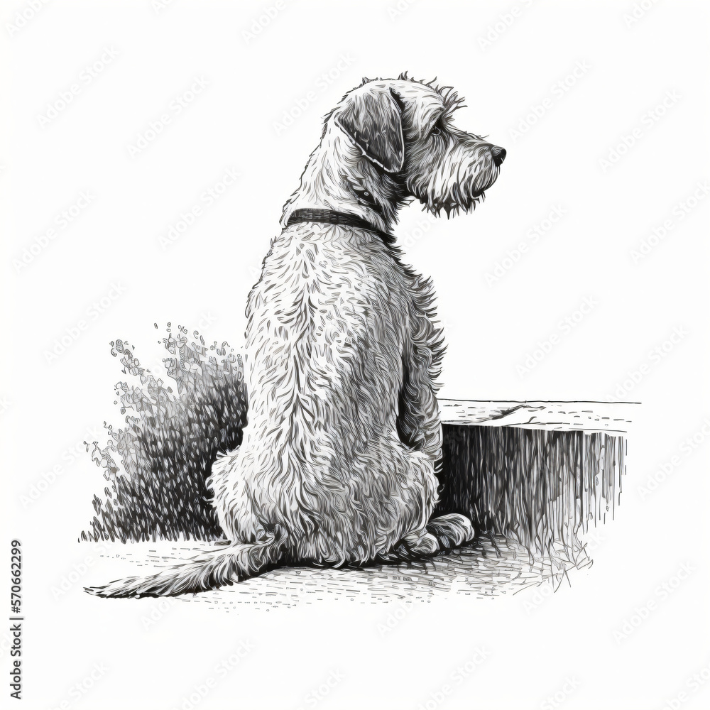 a black and white drawing of a on a white background. a black and white cartoon isolated on a white background.