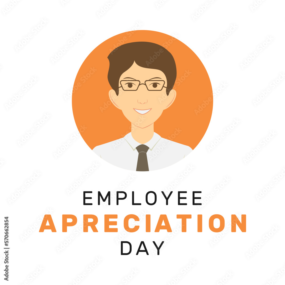 Vector illustration of Employee Appreciation Day. Observed on the first Friday in March, meant for employers to give thanks or recognition to their employees Vector illustration of Employee Appreciation Day. Observed on the first Friday in March, meant for employers to give thanks or recognition to their employees