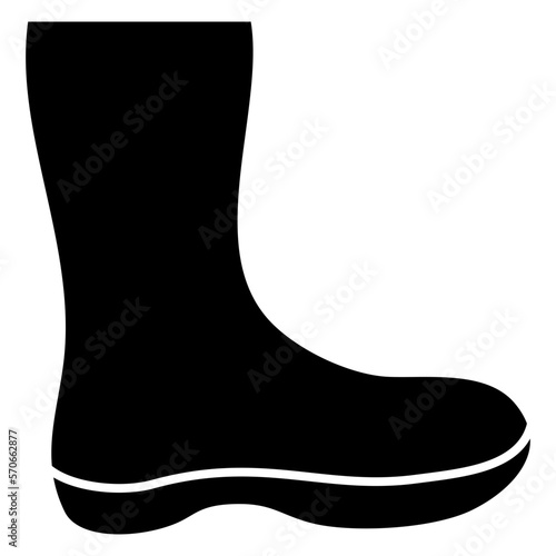 gardening boots footwear icon