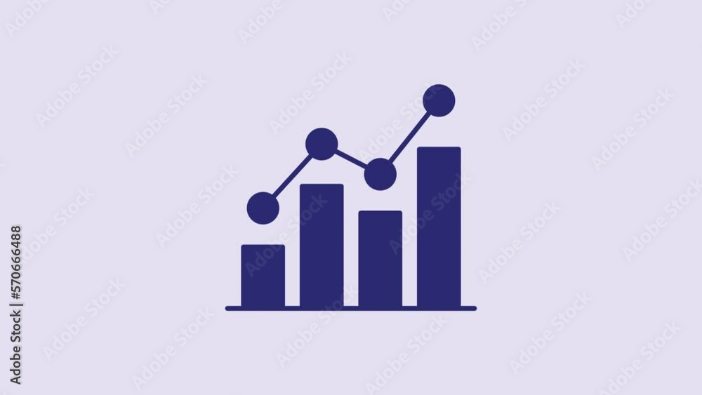 Blue Pie chart infographic icon isolated on purple background. Diagram chart sign. 4K Video motion graphic animation Blue Pie chart infographic icon isolated on purple background. Diagram chart sign. 4K Video motion graphic animation