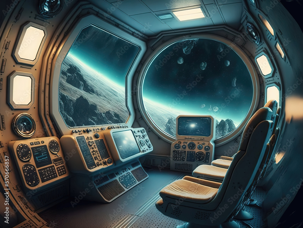 space station interior. sketch art for artist creativity and inspiration. generative AI space station interior. sketch art for artist creativity and inspiration. generative AI