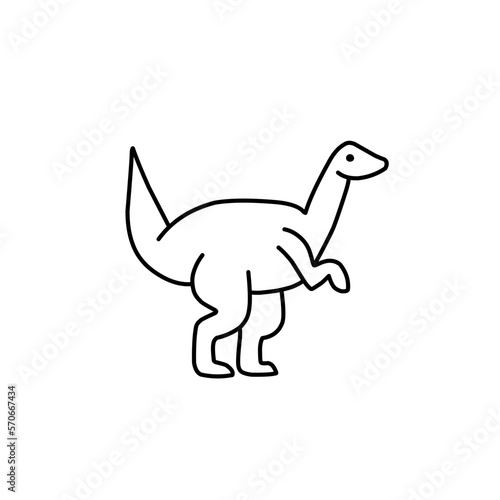 Dinosaur Line Icon