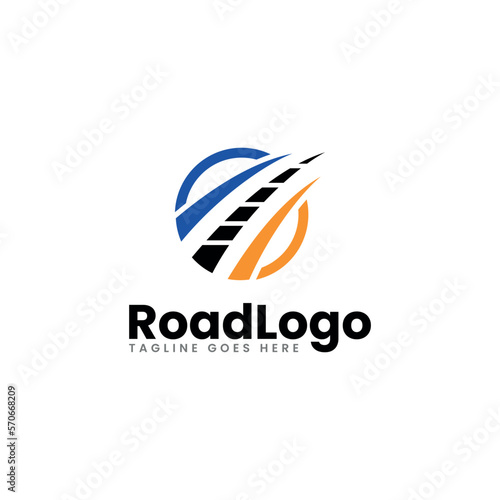 Road Logo, Road Logo Vector Template