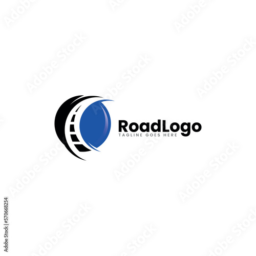 Road Logo, Road Logo Vector Template