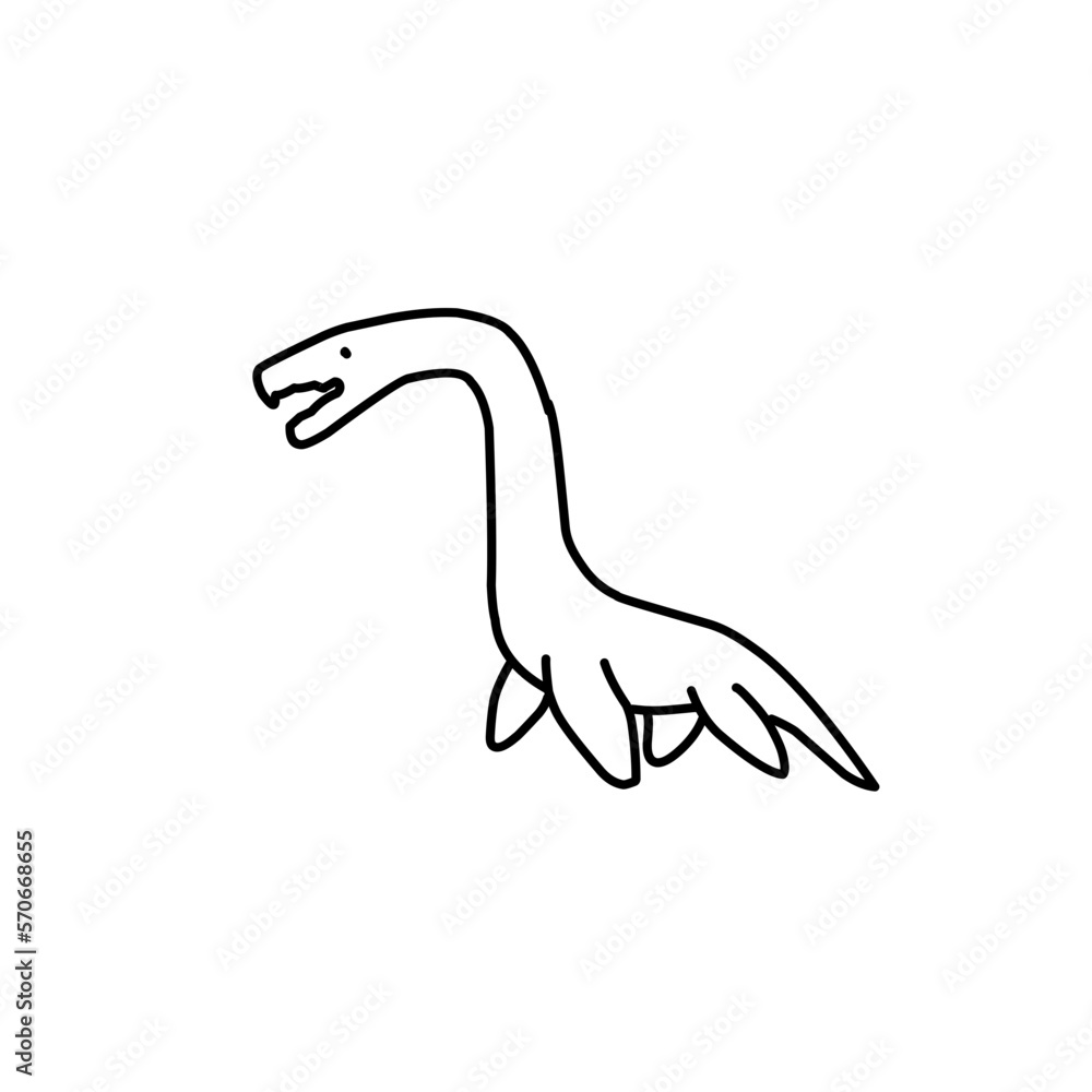 Dinosaur Line Icon Dinosaur Line Icon