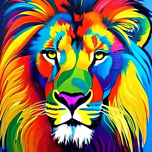 head of lion © digitallart