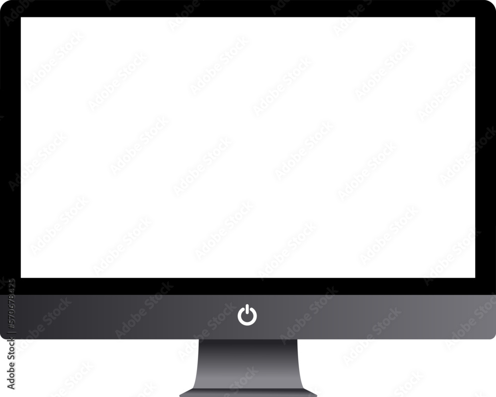 illustration of a computer monitor on a transparent background illustration of a computer monitor on a transparent background