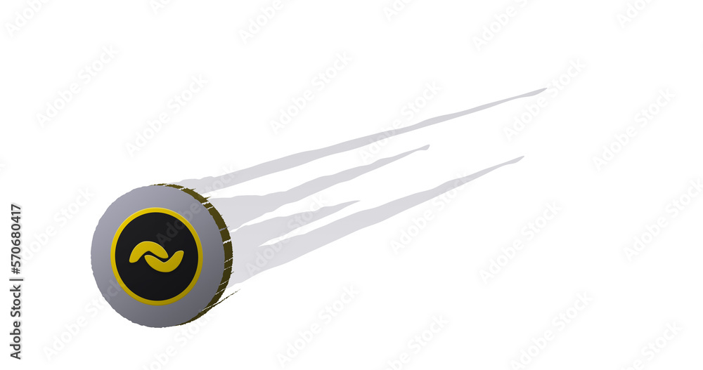 February 11 2023 Illustration of the crypto crash of the asset token ...