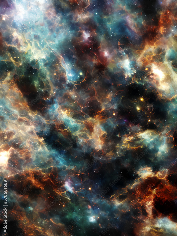 A Deep Space Photography, Nebula photo being taken by hubble