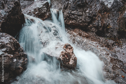 Stream Mlinca, Dovje, Kranjska Gora, Slovenia photo