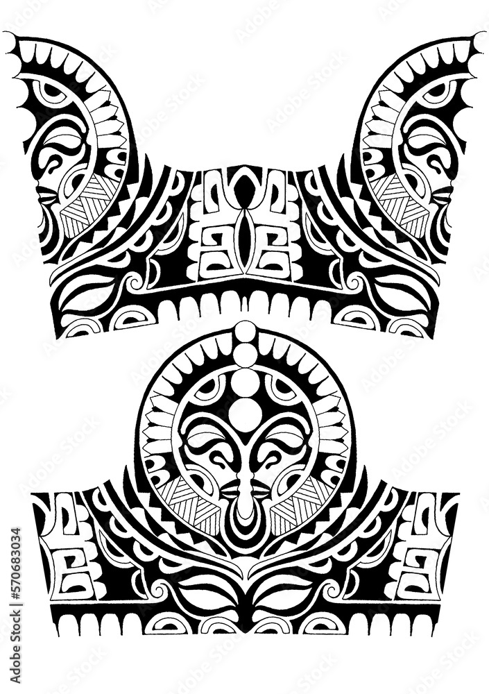 Obraz premium tribale polinesiano 