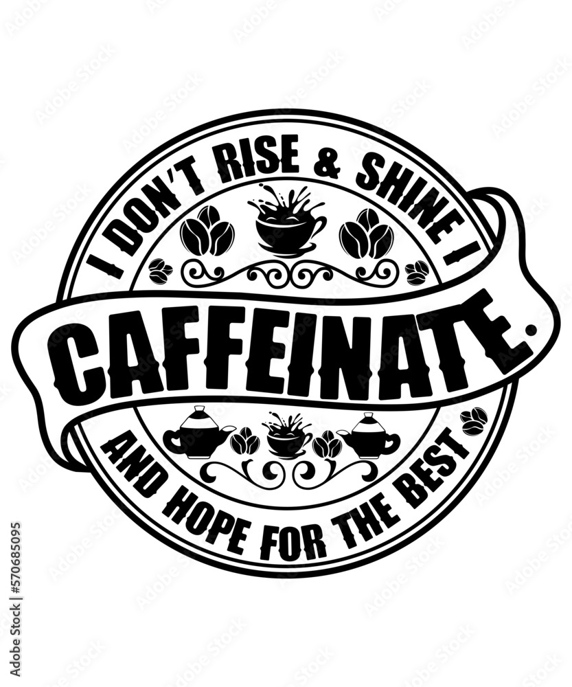 Coffee Square Svg, Coffee Svg for Shirts, Coffee Png, Coffee Vector