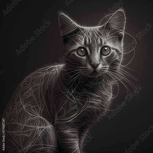 Line cat  © Михаил Н