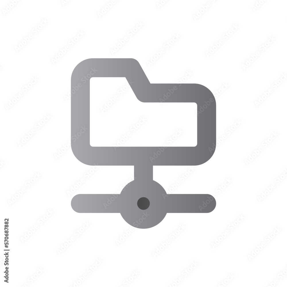 folder two tone gradient icon folder two tone gradient icon
