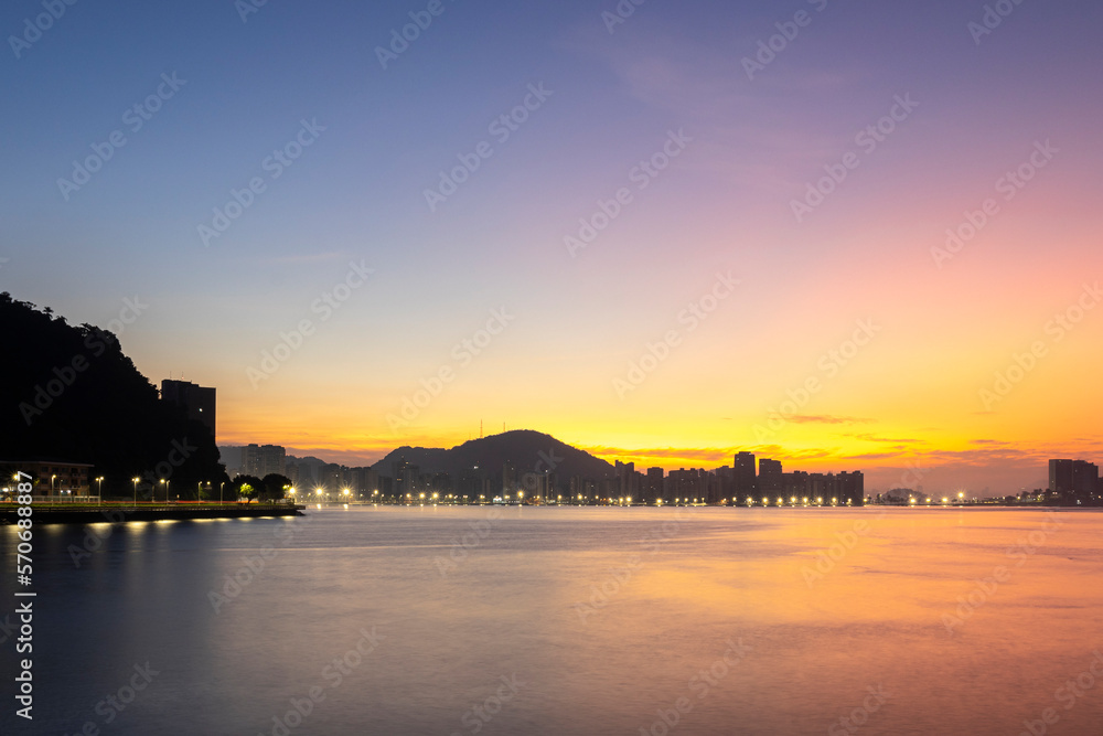Fototapeta premium Paisagem Litoral de São Paulo - Baixada Santista