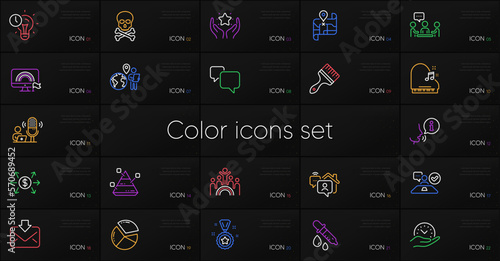 Set of Piano, Ranking and Inclusion line icons. Include Chemical hazard, Dollar exchange, Job interview icons. Lgbt, Chemistry pipette, People chatting web elements. Safe time. Vector