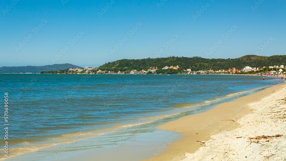 paisagem da praia de jurere florianópolis santa catarina brasil jurerê internacional