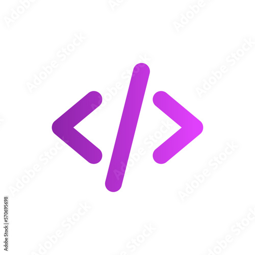 coding gradient icon