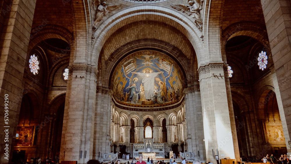La Basilique du Sacré Cœur de Montmartre paris france europe