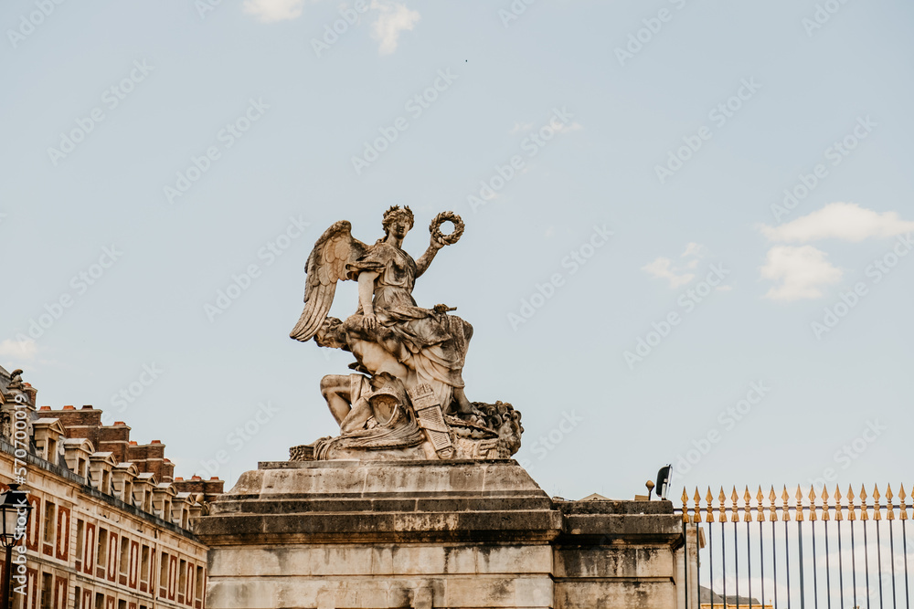 Φωτογραφία chateau de versailles in paris france pariz park nature fountain
