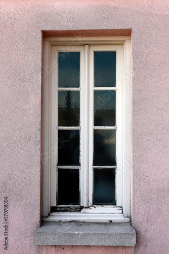 Window in roof terrace of the Martinelli Building  Sao Paulo  Brazil