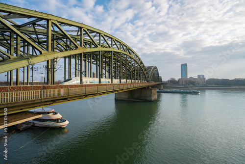 Hohenzollern Bridge - Cologne, Germany © diegograndi