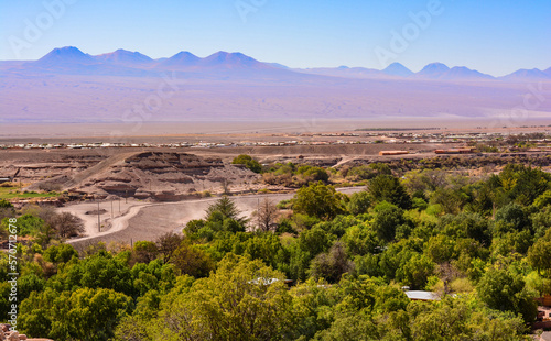 Vista de Pukara de Quitor, Atacama, Chile