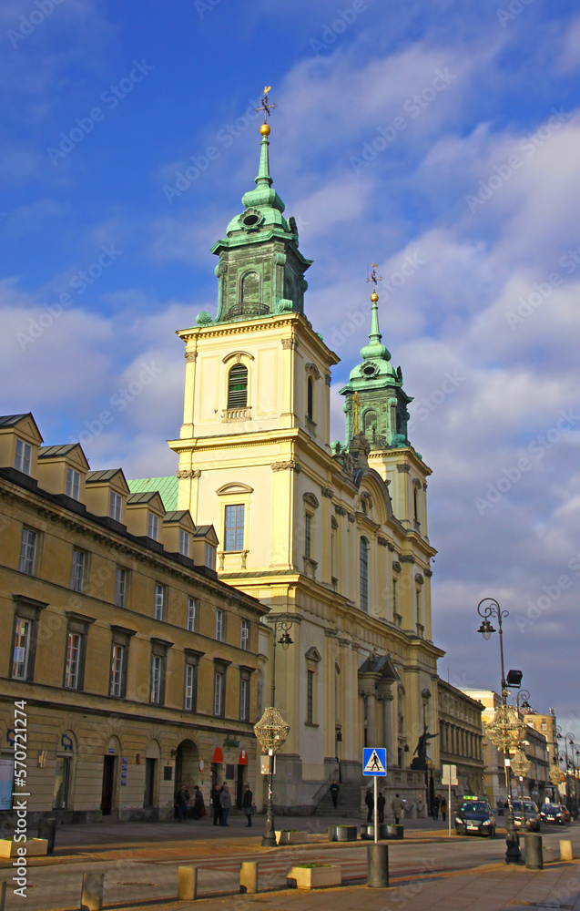 Church of the Holy Cross (Kosciol sw. Krzyza) in Warsaw, Poland