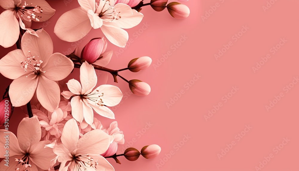 a pink background with pink flowers on the bottom and bottom of the image on the bottom of the image is a pink background with pink flowers on the bottom. generative ai a pink background with pink flowers on the bottom and bottom of the image on the bottom of the image is a pink background with pink flowers on the bottom. generative ai