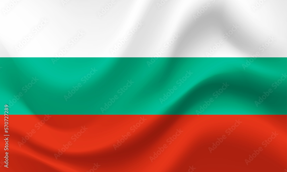 Bulgaria flag. Bulgarian flag. Flag of Bulgaria. Official colours correctly. Bulgarian background. Symbol of Bulgaria