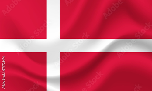 Danish flag. Denmark flag. Flag of Denmark. Danish background, symbol, icon