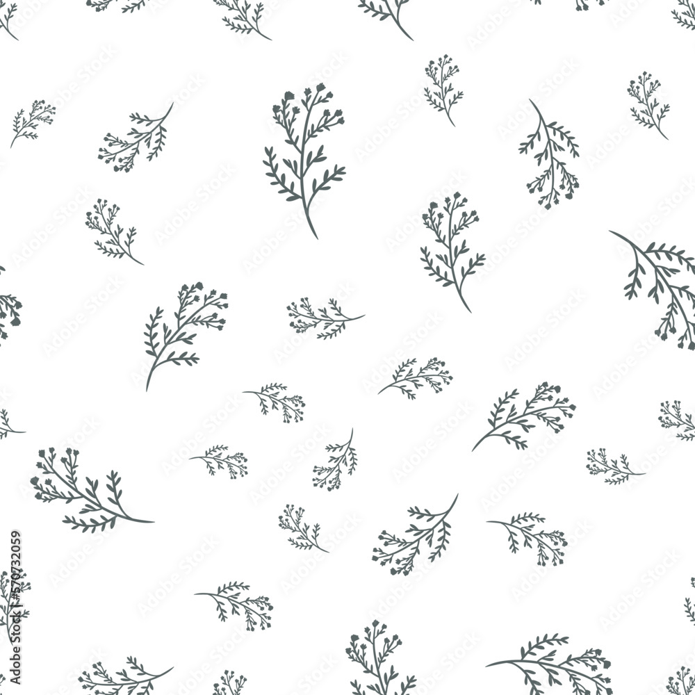 Seamless pattern with flowers. Vector flowers. Flat style. Leaves, bouquet, herbs. Textile Seamless pattern with flowers. Vector flowers. Flat style. Leaves, bouquet, herbs. Textile
