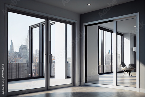 Modern apartment with minim...