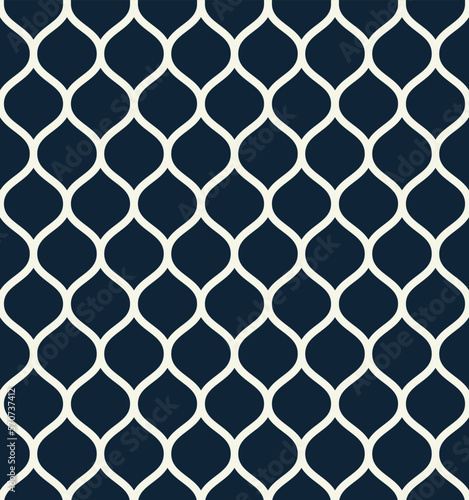 Classic fabric seamless pattern. Net geometric seamless pattern.