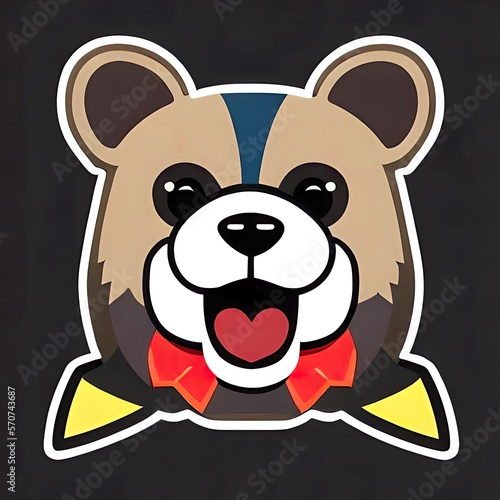 Bear Icon Sticker Emoji