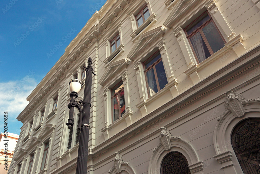  of historic building of Secretary of Justice of Sao Paulo city, Brazil