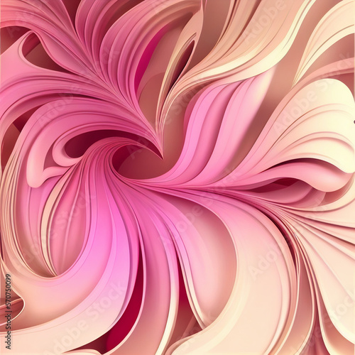 Pink abstract background paint splash  pastel modern fluid art texture  psychedelic swirl. Generative AI