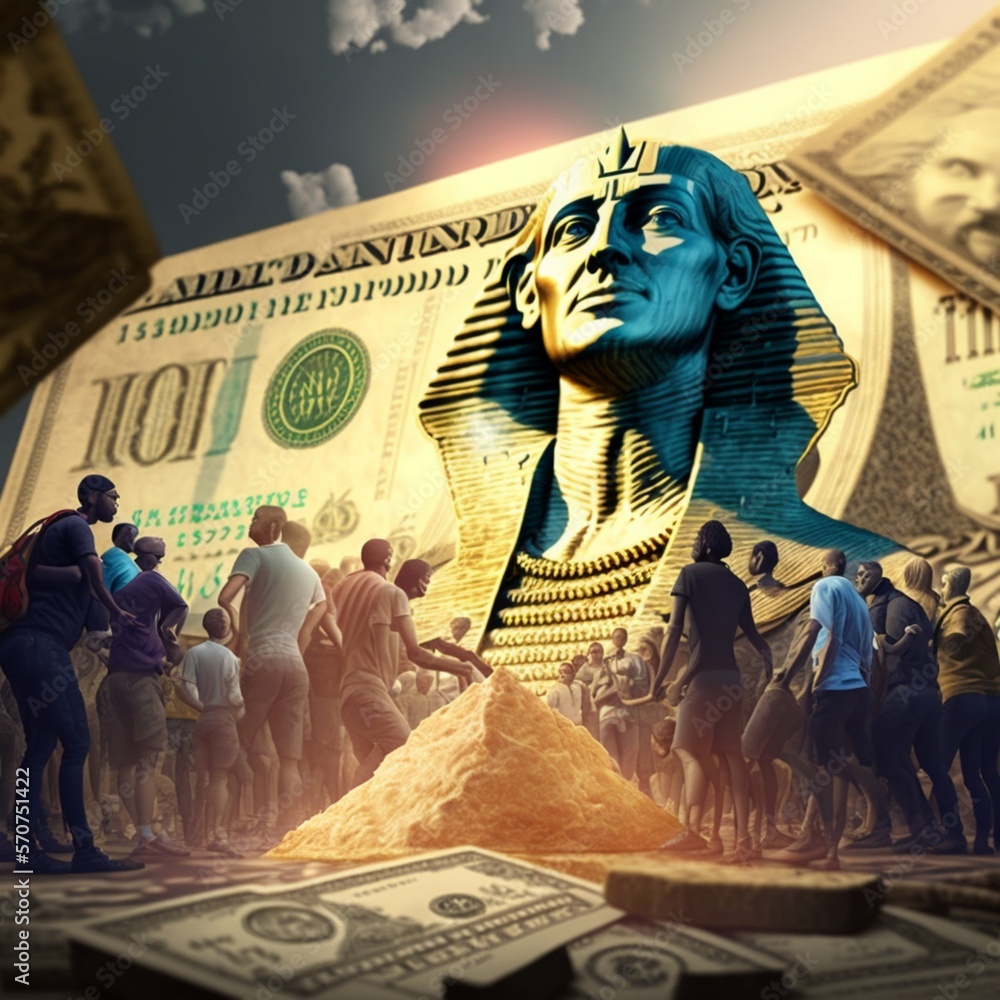 the american dollar beating the egyptian pound and the battle field is