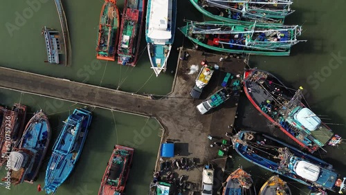 frying over pier in thailand