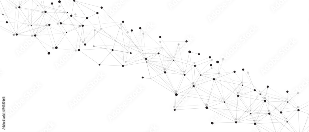 Black network. Abstract connection on white background. Network technology background with dots and lines for desktop. Ai system background. Abstract concept. Line background, network technology Black network. Abstract connection on white background. Network technology background with dots and lines for desktop. Ai system background. Abstract concept. Line background, network technology