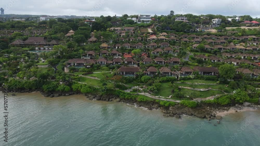 Aerial view of Jimbaran beach, Bali, Indonesia. High quality 4k footage Aerial view of Jimbaran beach, Bali, Indonesia. High quality 4k footage
