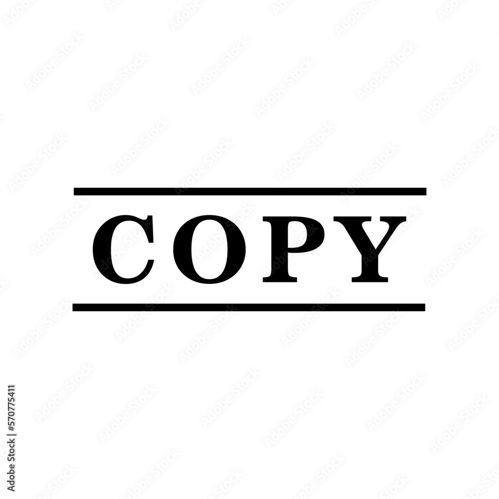 Copy icon vector logo design template Copy icon vector logo design template