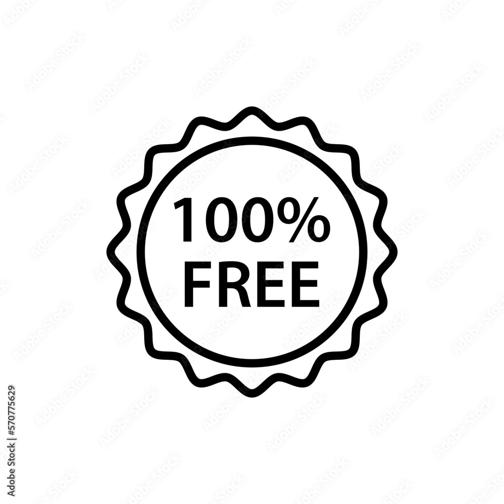 100% free icon vector logo design template 100% free icon vector logo design template