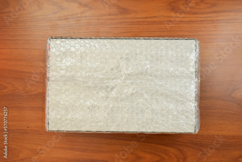 white bubble wrap for protect product, packaging industry