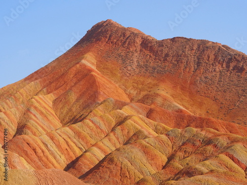 Rainbow Mountain Landform, Zhangye Danxia, Gansu , China